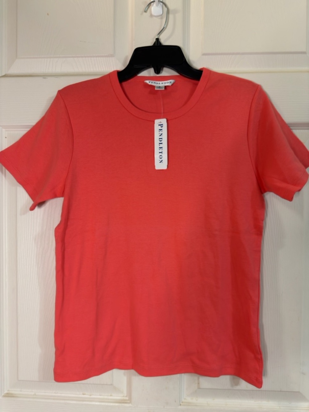 Pendleton Coral Pink 100% Hybrid Cotton Crewneck Tee Sz S NWT